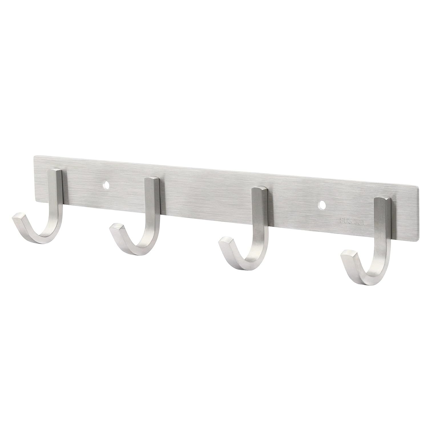 Heavy Duty Coat Bath Towel Hook Hanger Rail Bar with 4 Hooks eBay