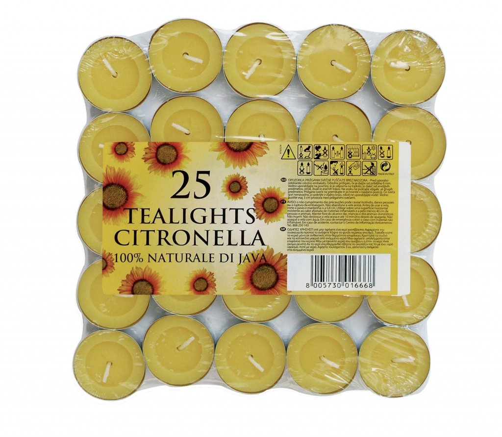 Prices Citronella Tealights Candle (pack of 25) - 016668