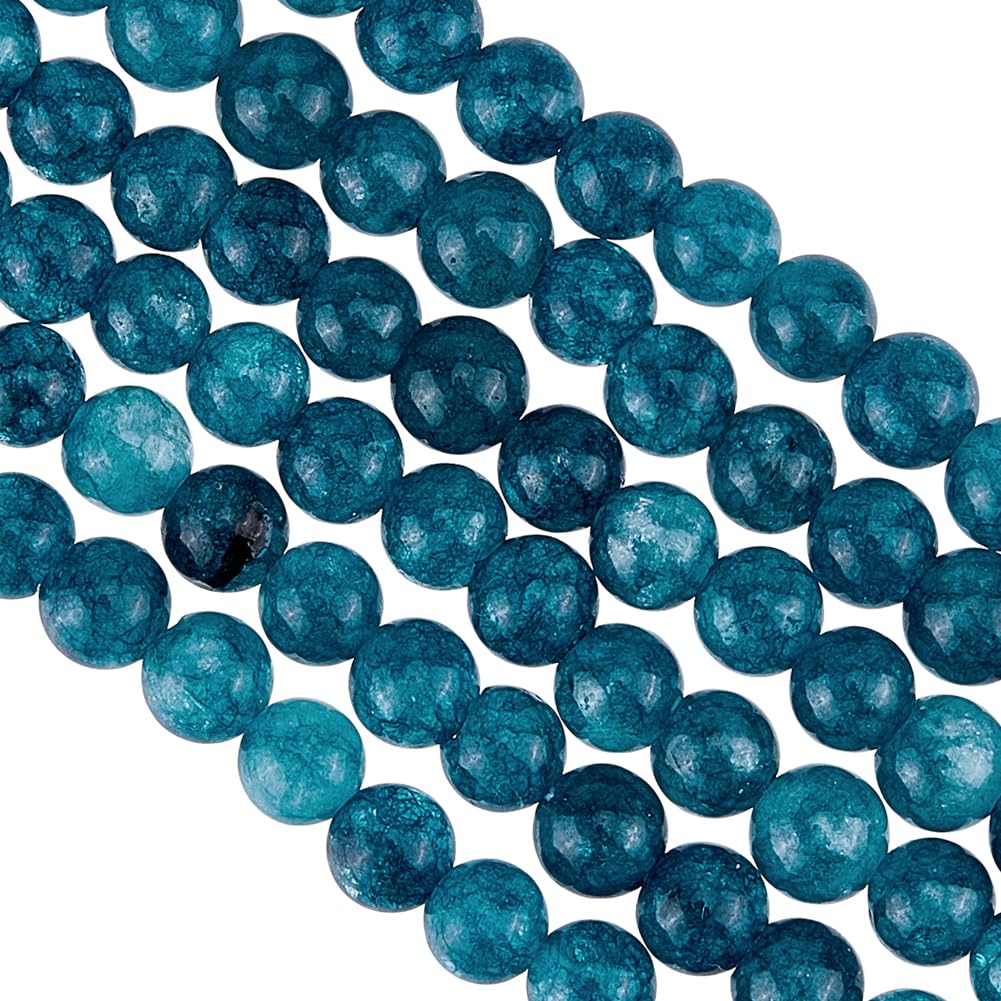 OLYCRAFT 270pcs 4-4.5mm Natural Apatite Beads Natural Stone Beads Round Loose Beads Stone Gemstone Energy Healing Beads for Bracelet Necklace Jewelry Making Clothing Beading