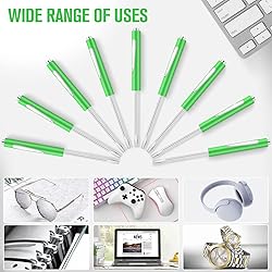 Minatee 30 Pcs Pocket Screwdriver Mini Tops and