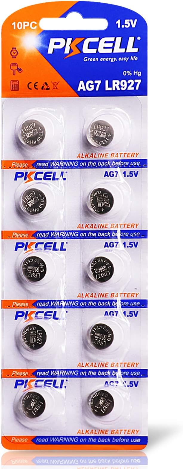 Sr927w 395 Sr927 Lr927 Ag7 Alkaline Watch Batteries 10 Counts Health Personal Care Amazon Com