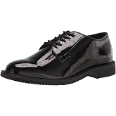 Bates Men's Sentry High Gloss Black Oxford Shoes