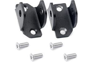 Esttlamer 1 Pair E-Dirt Bike Foot Pegs Bracket Holder Compatible with Tuttio Soleil 01, Footpegs Mount Aluminum Footrest Bracket