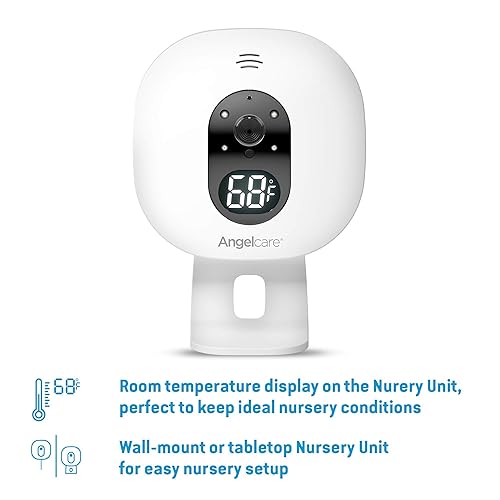 Angelcare 3-in-1 AC527 Baby Monitor, with Movement Tracking,