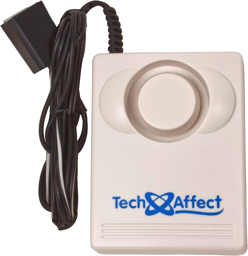 TechAffect Water Leak Detector Flood Alarm Bath Overflow Rain Moisture Sensor