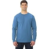 Fruit of the Loom Adult 5 oz. HD Cotton™ Long-Sleeve T-Shirt 3XL COLUMBIA BLUE
