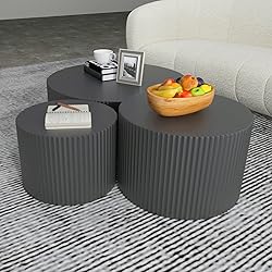 KEVINSPACE Modern Coffee Table Set, 3-Piece