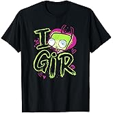 Invader Zim Valentine's Day I Love Gir T-Shirt Small