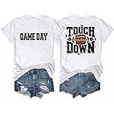 Women's Football Shirts Game Day Outfits Front and Back Double-Sided Graphic Tops 1 Piece