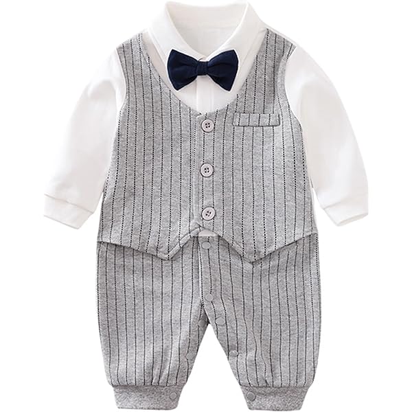 Free Shipping Kids Tales Baby Boy One-piece Romper Cotton O-neck Long - Foto 7