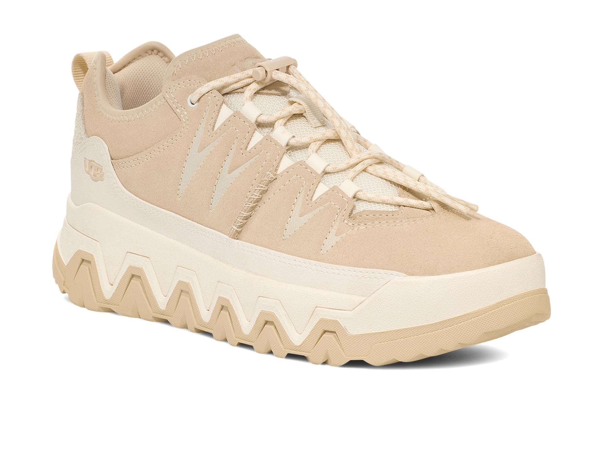 UGG Men’s CAPTRAIL Low Sneaker, Light Beige, 14