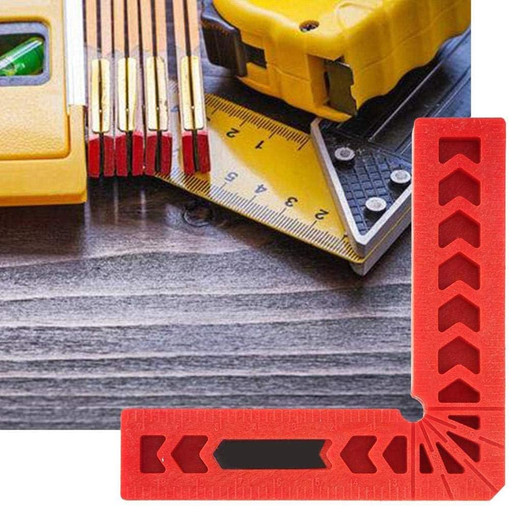 POFET 4pcs 90 Degree Positioning Clamp L Type Right Angle Clamps Woodworking Tool Auxiliary Locator Plastic Square Ruler Angle Holder for Carpenters DIY Enthusiasts(4inch) - Image 5