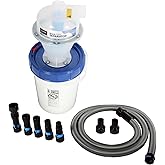 Cen-Tec Systems Assembled Quick Click Dust Separator with 5 Gallon Locking Collection Bin and Quick Click Power Tool Adapter 