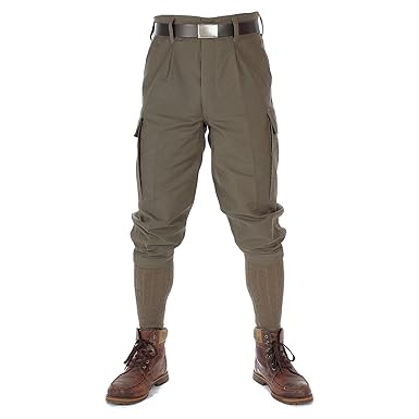 Leo Köhler Bundeswehr Kniebundhose Original Moleskin oliv