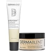 Dermablend Brilliant Base Illuminating Primer Face Makeup - Formulated with Niacinamide, Shea Butter, and Glycerin, Enriched with Vitamin C and E Derivatives, Provides Long Lasting Radiance, 1 Fl Oz