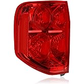 Tail Light Compatible With 2003-2005 Honda Pilot Left Driver Side | With Bulbs,Taillight,Rear light,Replace 33551S9VA02