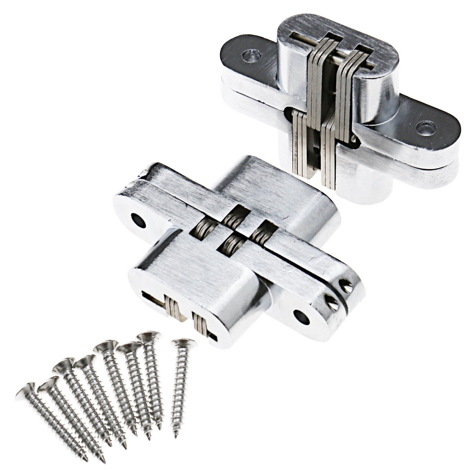 Pair of Wooden Folding Doors 180º Hidden Stainless Steel Invisible Hinges