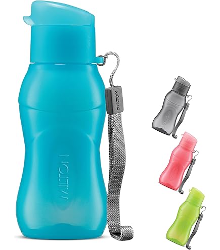 MILTON 4 Pack 6 And 12 Oz Kids Water Bottle For School Leak Free Flip Lid- Porta