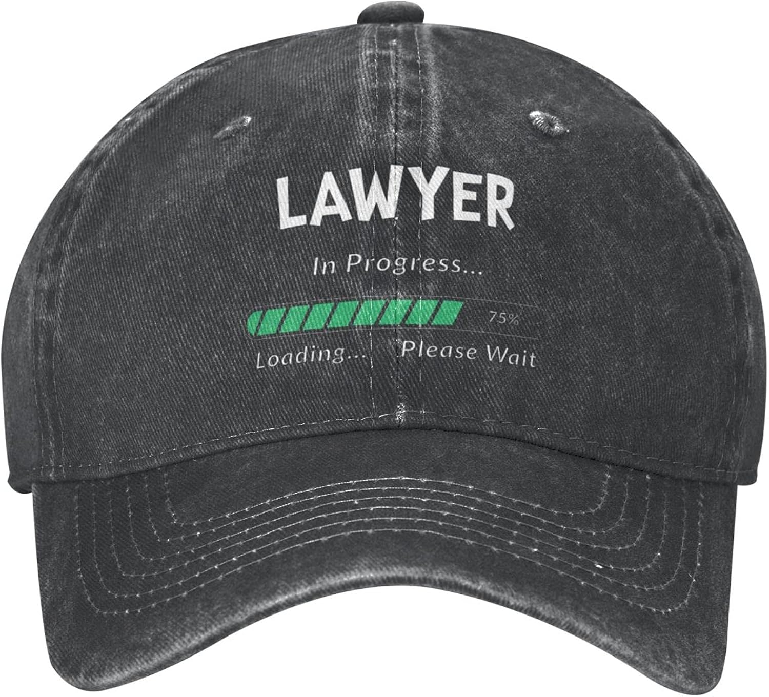 Lawyer in Progress Please Wait Cowboy hat Men and Women Adjustable
