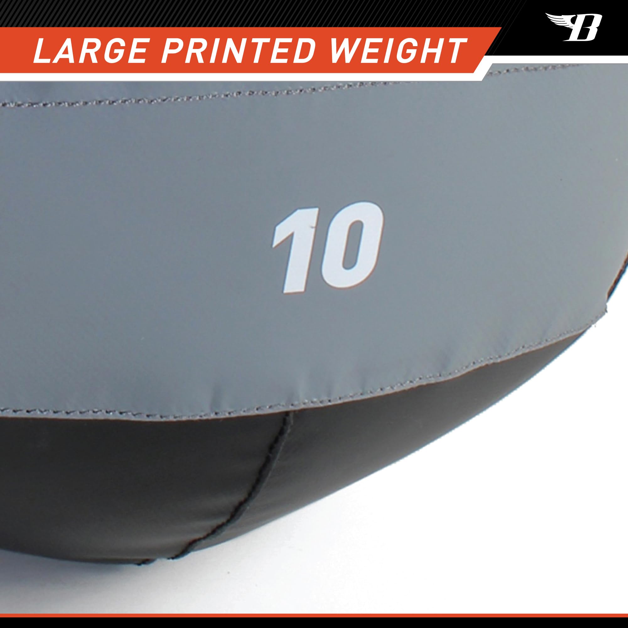 Soft Medicine Ball Weighted Slam Wall Ball for Cardio Workout and Core Training – Ideal for Squat, Lunge, and Partner Toss