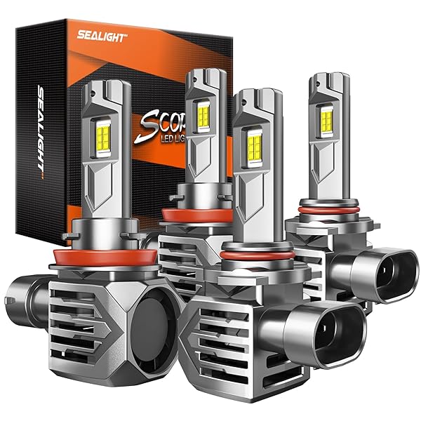 SEALIGHT H9/H8/H11 HB3/9005 BULBS COMBO 120000LM 130W 2024...