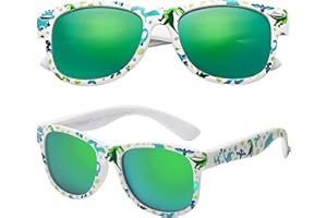 PolarSpex Toddler Sunglasses UV Protection – Unbreakable Kids Polarized Sunglasses with Case for Boys & Girls age 2-8