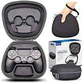 sisma Protective Case Compatible with PS4 Wireless Controller | Durable hard shell, Snug &amp; Secure, Precision fit, Buttons &amp; joysticks all-round protection, Impact resistant, Shockproof