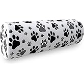 wxmbdzq Neck Roll Pillow for Sleeping,Ergonomic Cylinder Tube Pillows for Cervical Spine and Neck Support,Versatile Roll Pillow for Bed,Office,and Travel,Memory Foam Bolster with Washable Cover