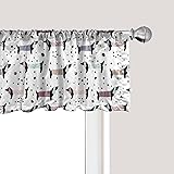 Ambesonne Dog Window Valance, Hand Drawn Dachshund