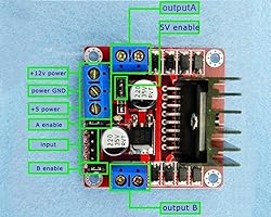 HiLetgo 4pcs L298N Motor Driver Controller Board