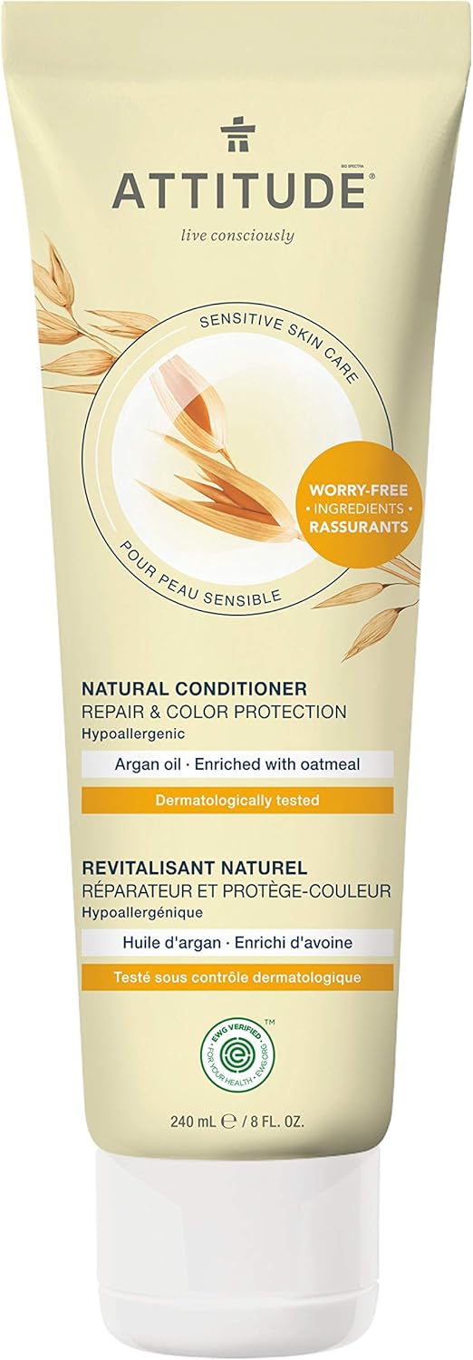ATTITUDE Conditioner for Sensitive Skin, Safe For ColorTreated Hair