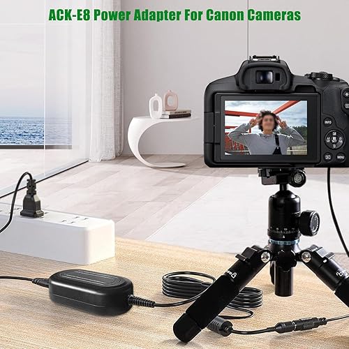 K&F CONCEPT LP-E8 Batteries Avec Chargeur à Double Fente Compatible Avec Canon 550D,600D,650D,700D,EOS Rebel T5i T4i T3i T2i X5 (2 Batteries