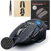 [Grip Upgrade] HOTLINEGAMES 2.0 Plus Anti Slip Grip Tape Compatible with Logitech G502 Wired, G502 Wireless Gaming Mouse Skins,Sweat Resistant,Cut to Fit,Easy to Apply,Professional Mice Upgrade