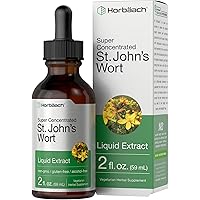 St Johns Wort Tincture | 2 Oz | Alcohol Free | Vegeterian, Non-GMO, Gluten Free Liquid Extract | by Horbaach