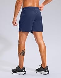 Pudolla Men's Workout Running Shorts with Zipper