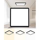 Square Led Flush Mount Ceiling Light,20 Inch 40w 4520lm led Light 3000k,4000k,6000k CCT Selectable,Flat Panel Super Slim Led 