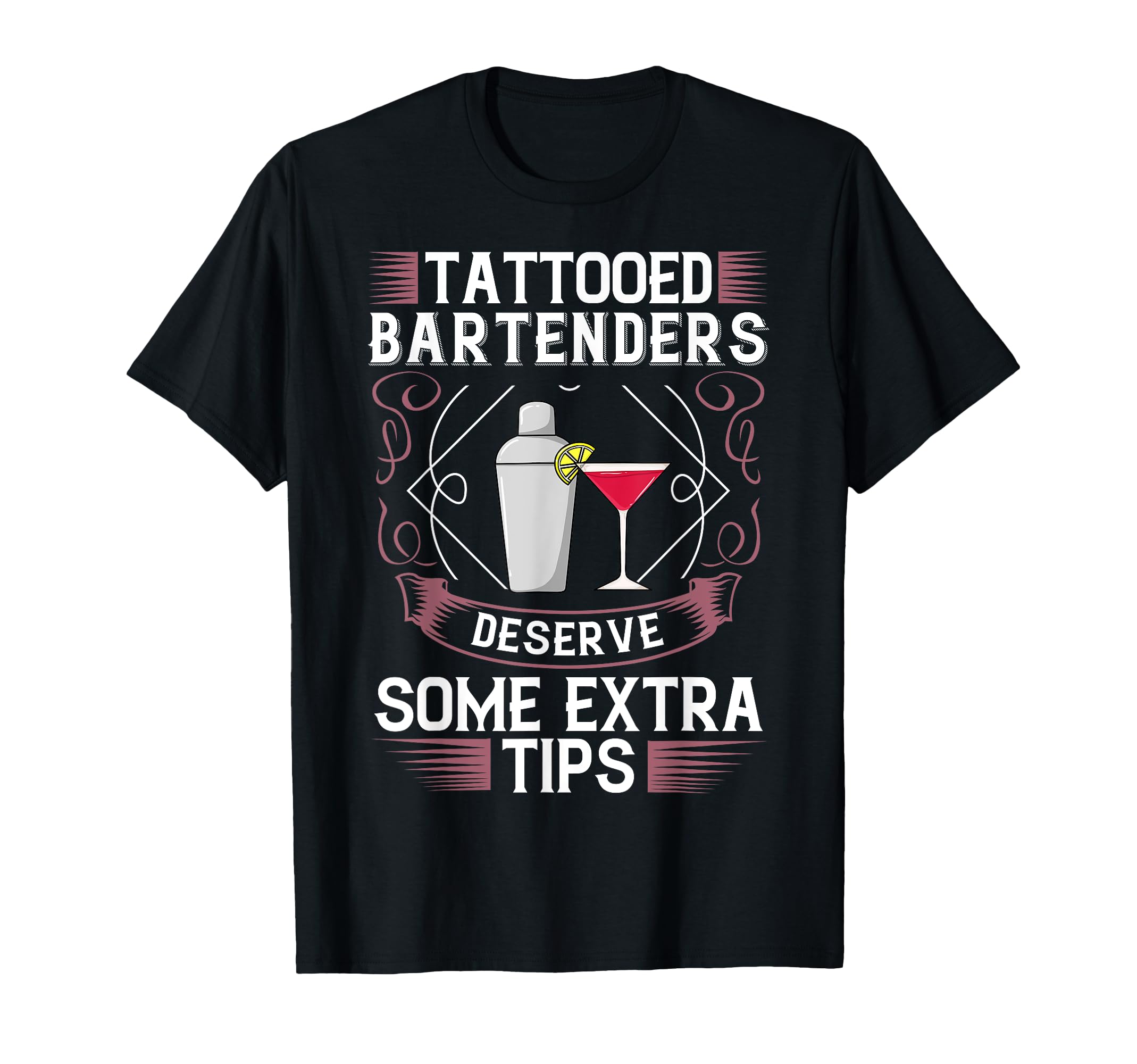 Bartending Shaker Mixing Cocktail Bartender T-Shirt
