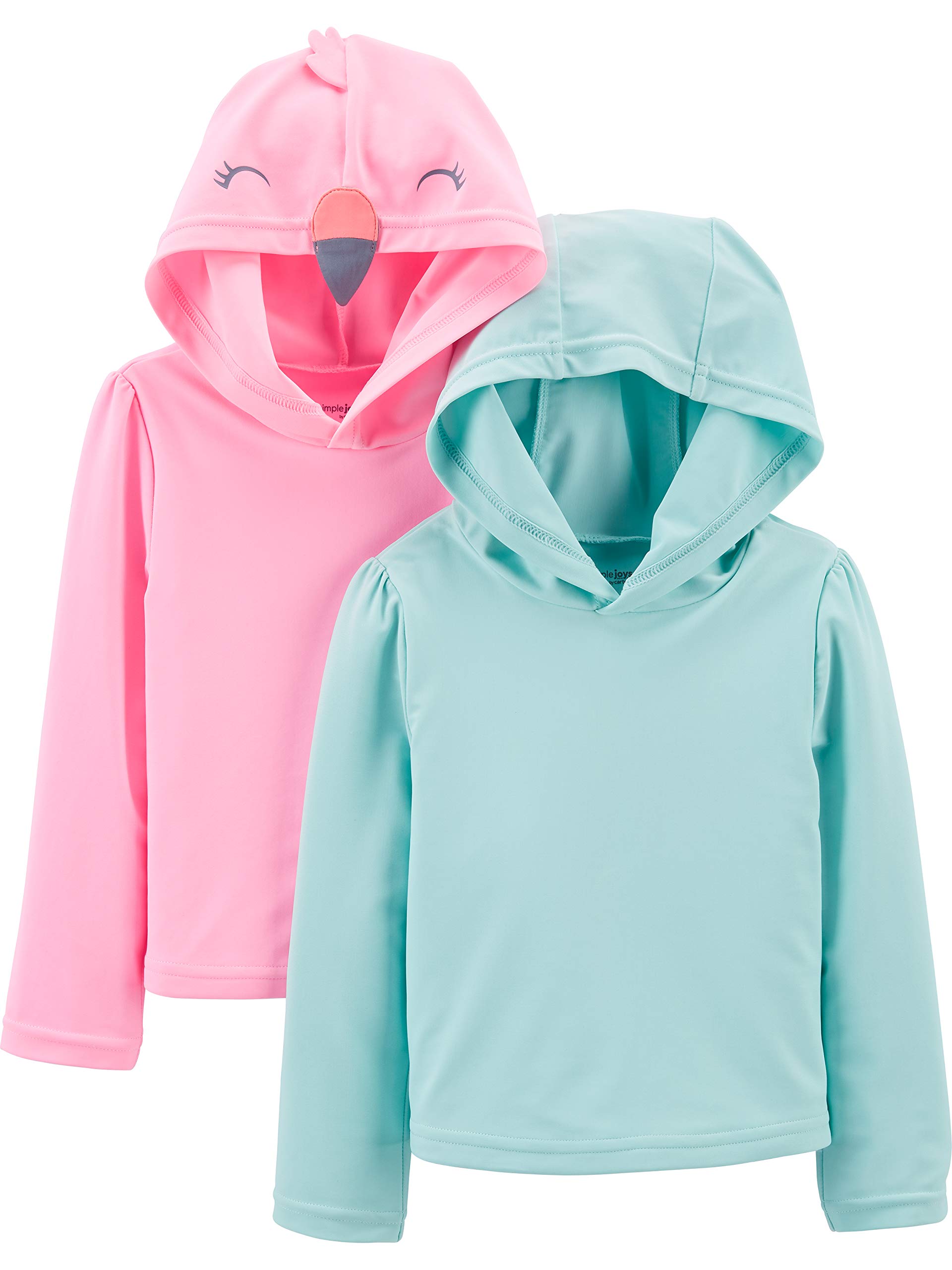 Photo 1 of **MISSING PARTS/check clerk comments**
Simple Joys by Carter's Baby and Toddler Girls' 2-Pack Hooded Rashguards