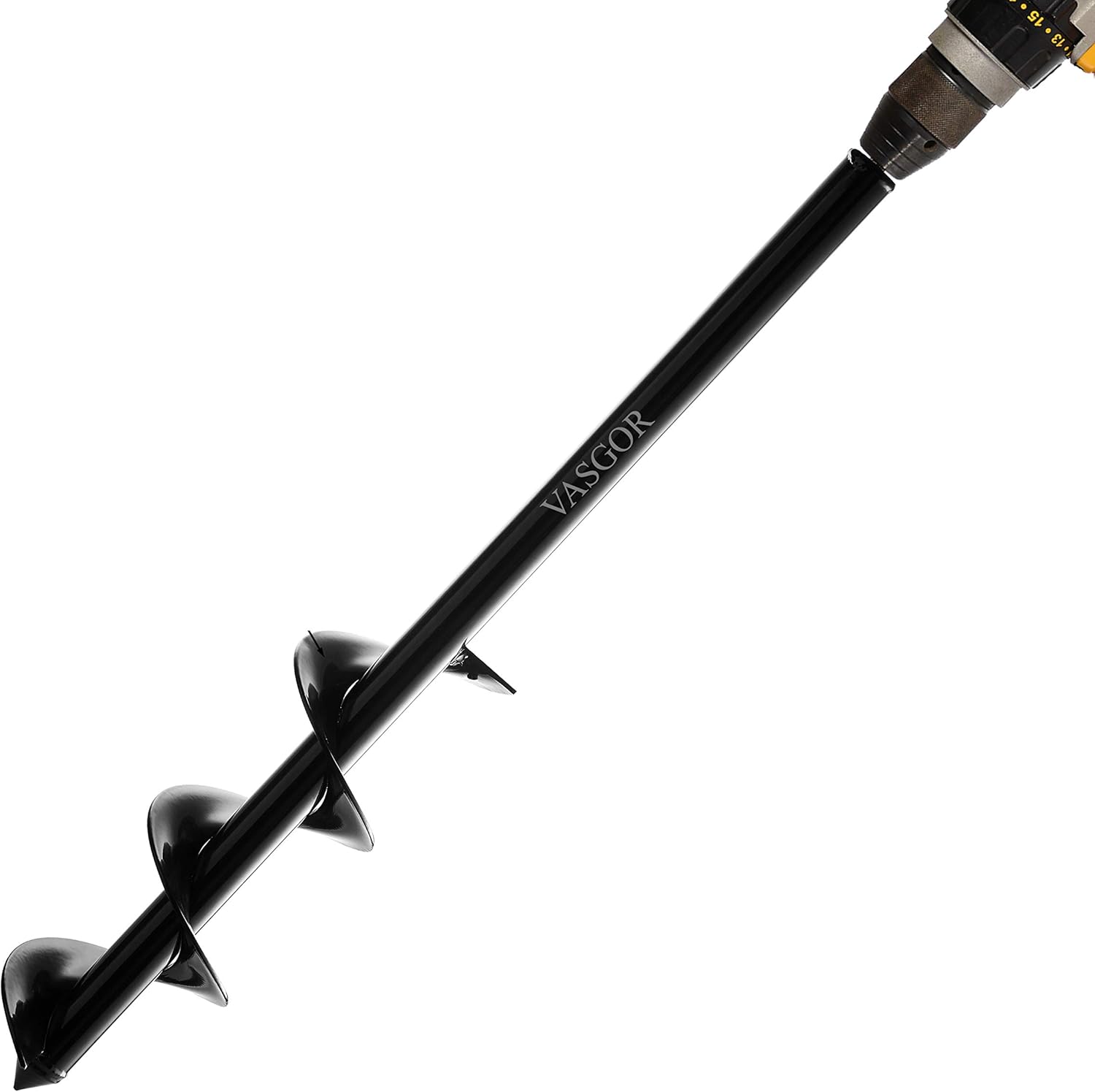Easy Planter Garden Auger VASGOR 3.5 x 25 Auger Drill Bit for Planting