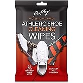 ProPlay Athletic Shoe Cleaning Wipes | Carnauba Wax Included | Repels Water from Shoes | Powerful Cleaner That Removes Dirt, Grass, and Sand | Convenient, Resealable Pack - Unscented 1 Pack