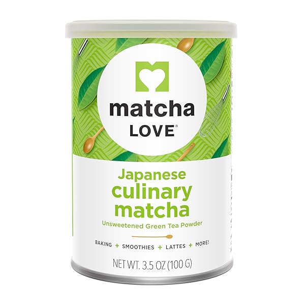 MATCHA LOVE CULINARY MATCHA 3.5 OUNCE FINELY MILLED...