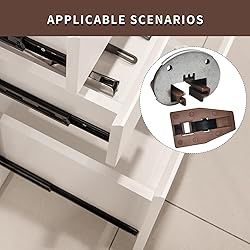 Miayaya 5 Set of Drawer Guide Kit Compatible with