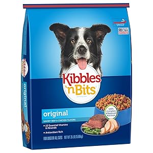 Kibbles 'n Bits Original Savory Beef & Chicken Flavors Dry Dog Food, 35-Pound