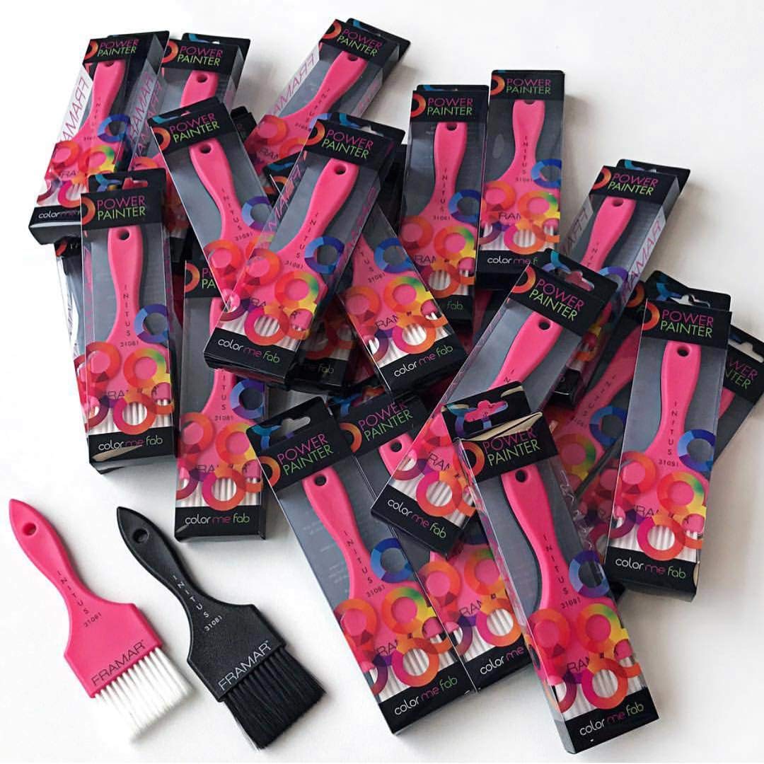 Framar Power Painter Hair Color Brush, Hair Dye Brush, Hair Coloring Brush - 2 Pack : Beauty