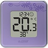 La Crosse Technology 302-604P Purple Indoor Digital Thermometer & Hygrometer Station with Comfort level icon