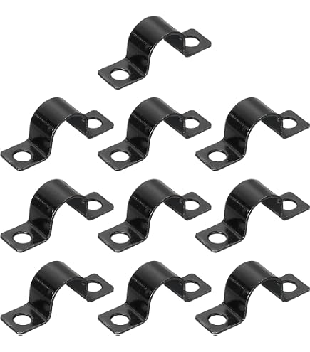 10-Pack 304 Stainless Steel U-Bracket Clamps – 32mm Pipe Tube Holders For Indoor/Outdoor Mounting