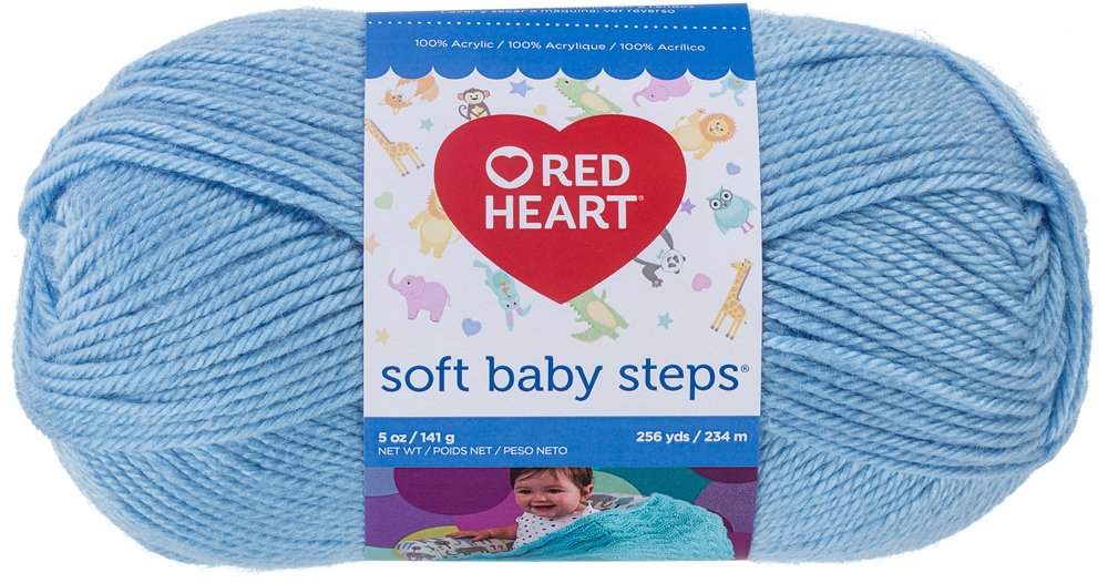 Red Heart Soft Baby Steps Yarn, Baby Blue Amazon.in Home & Kitchen