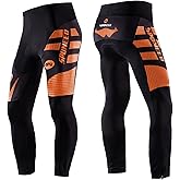 Cycling Pants for Men Road Bike Compression Tights Winter Biking Bottoms with Padding UV Proof
