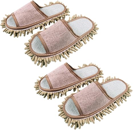 Amazon フェリモア 洗えるお掃除スリッパ モップ マイクロファイバー 床掃除 夫婦 親子 大小2足セット フロアモップ フロアワイパー オンライン通販