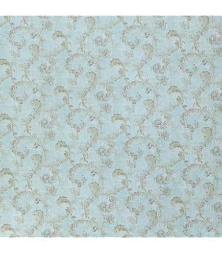 Melody Jane Puppenhaus-Tapete „Cameo Streifen Reverse Grau“ – 3 Bögen, Maßstab 1:12, 44,4x29,2cm